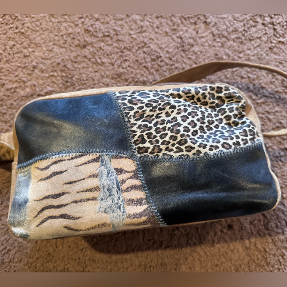 Wilson’s Vintage Leather Patchwork Shoulder Bag